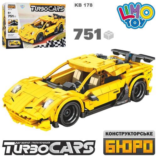 Конструктор Машина "Гоночный Автомобиль" Limo toys 751дет (KB178)
