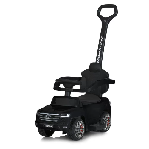 Детский электромобиль 3в1 Bambi Toyota Каталка-толокар с ручкой, черный M 6054BLR-2