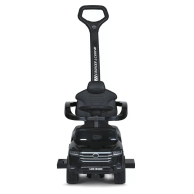 Детский электромобиль 3в1 Bambi Toyota Каталка-толокар с ручкой, черный M 6054BLR-2