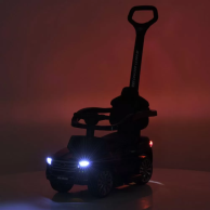 Детский электромобиль 3в1 Bambi Toyota Каталка-толокар с ручкой, черный M 6054BLR-2
