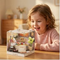 Конструктор-румбокс Mini House Интерьер Мини Термальная купальня 8041