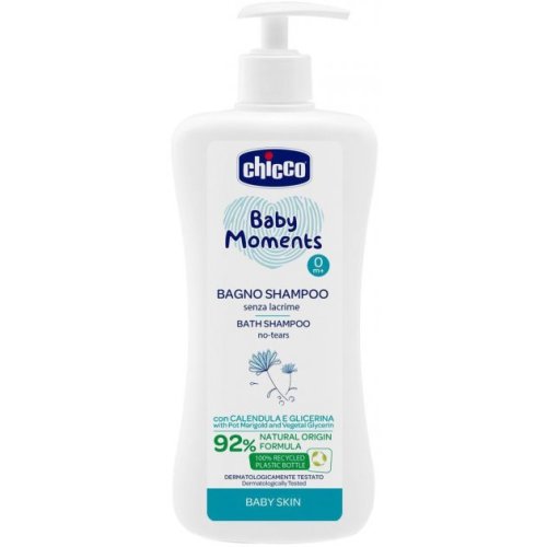 Шампунь для тела и волос Chicco Без слез Baby Moments, 500 мл 10591.00