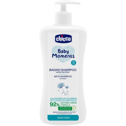 Шампунь для тела и волос Chicco Без слез Baby Moments, 750 мл 10592.00