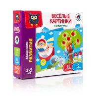Игра настольная магнитная «Весёлые картинки» (рус)
