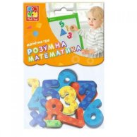Магнитная игра "Цифры и геометрические фигуре" (укр)
