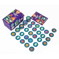 Игра с фишками «Шальные совы. Вижу слово!» (укр) (VT8033-04)