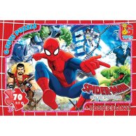 Пазлы ТМ "G-Toys" из серии "Человек-паук", 70 эл.