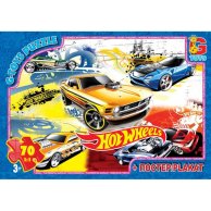 Пазлы ТМ "G-Toys" из серии "Hot Wheels" (FW704)