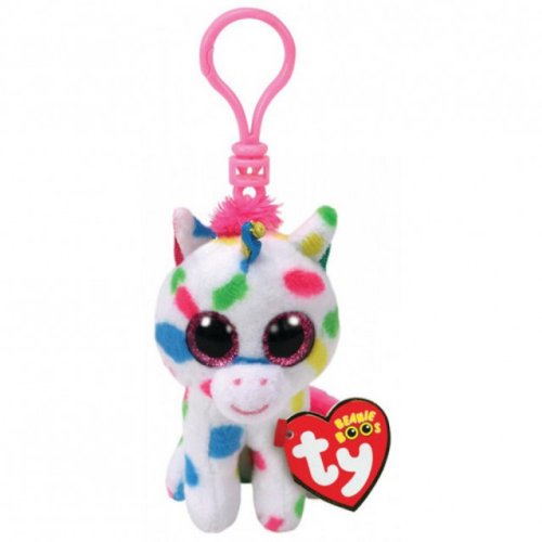 Мягкая игрушка-брелок TY Beanie Boo\'s Единорог "Harmonie" 12см 35211