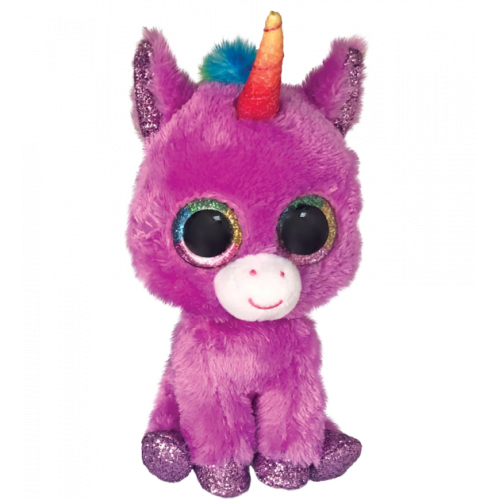 Детская игрушка мягконабивная TY Beanie Boo's 36328 Сиреневый Единорог "ROSETTE" 15см, 36328