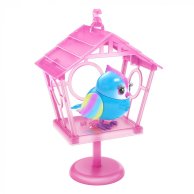 Говорящая птичка Moose Toys Little Live Pets Рейбоу Твитс со скворечником 26102
