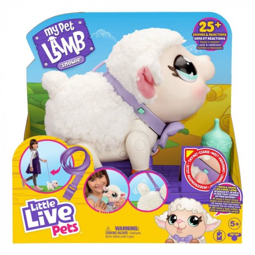 Интерактивная игрушка Moose Toys Little Live Pets Мой любимец ягненок Сноуи 26476
