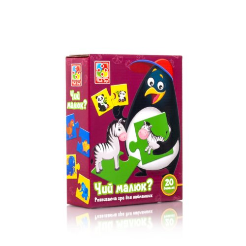 Игра развивающая Vlady Toys "Чей малыш?" (Рус) (VT1804-04)