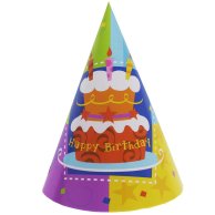 Колпак Торт Birthday 6 шт. (1501-1149)