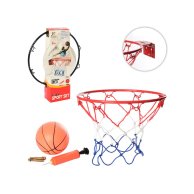 Баскетбольный набор Bambi кольцо 25 см, сетка, мяч, насос, крепеж MR 0170