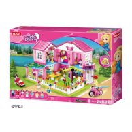Конструктор Sluban Girl's Dream вилла 896дет (M38-B0721)