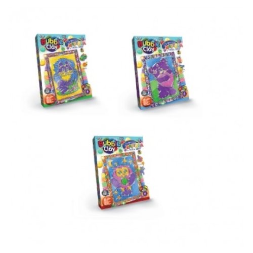 Набор креативного творчества Danko Toys "BUBBLE CLAY" Витражная картина укр, (BBC-02-01U)
