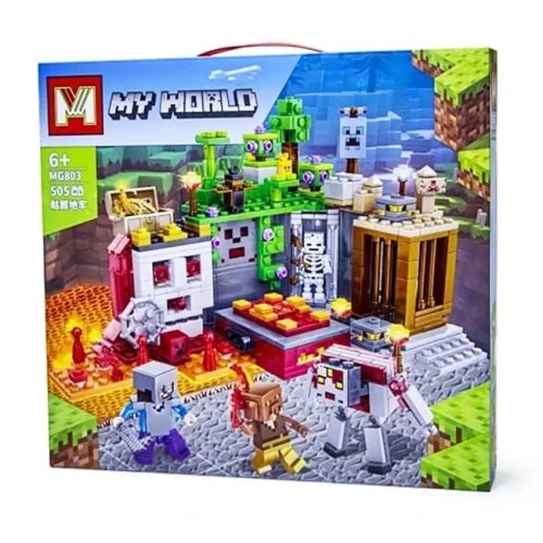 Конструктор Minecraft Майнкрафт 505 деталей MG803