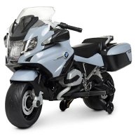 Детский электромотоцикл Bambi BMW, серый M 4275E-11
