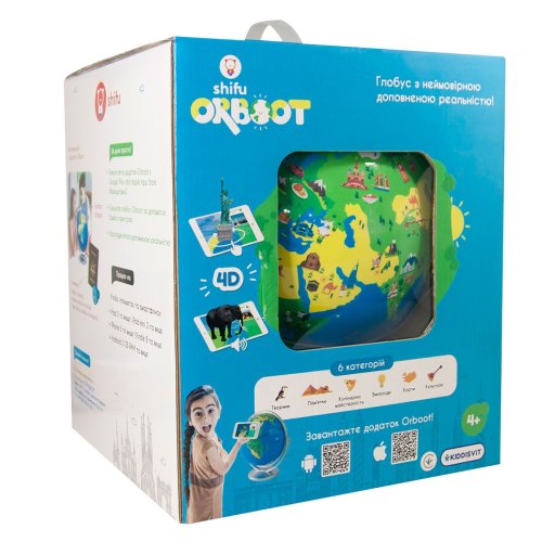 Обучающая игрушка Shifu с дополненной реальностью – ГЛОБУС ORBOOT (Shifu014A)