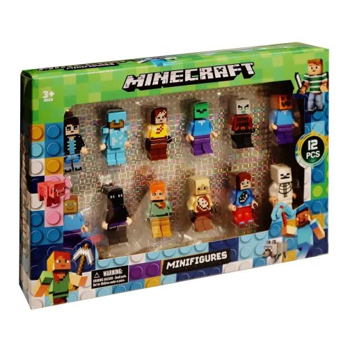 Набор фигурок Minecraft Майнкрафт, 12 шт. 22619