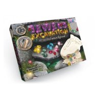 Набор для проведения раскопок "JEWELS EXCAVATION" камни укр. (JEX-01-02)