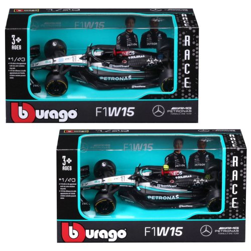 Автомодель Bburago Mercedes-AMG F1 W15 Performance 2024 1:43 18-38208