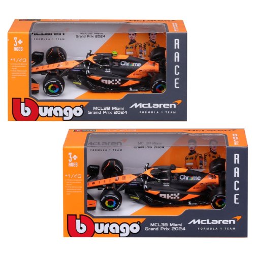 Автомодель Bburago McLaren F1 MCL38 2024 1:43 18-38214