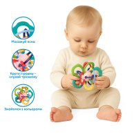 Развивающая игрушка-прорезыватель Kiddi Smart Красочный цветок DM321-UA
