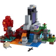 Конструктор LEGO Minecraft Разрушенный портал, 316 деталей 21172