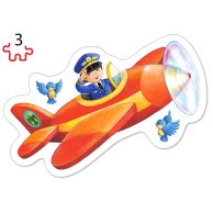 Пазлы Castorland 4х1(3,4,6,9) Забавные профессии (B-005055)