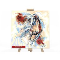 Картина по номерам Danko Toys Конь 40x40 см KpN-02-05