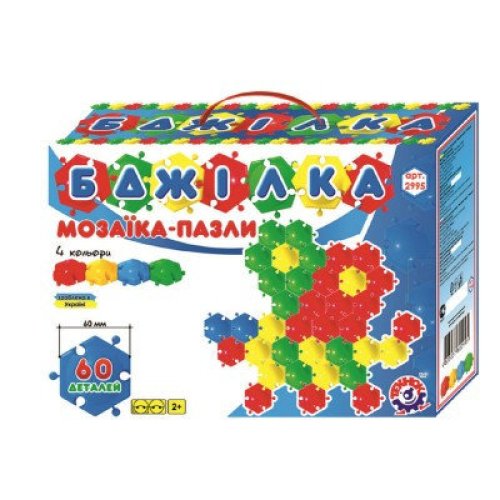 Мозаика-пазлы Технок Пчелка, 60 деталей 2995