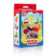 Коллекция магнитов «Мой маленький мир. Фрукты, овощи» (рус)