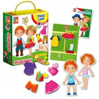 Магнитная игра-одежда Vladi Toys "Модники" VT3702-06 (укр)