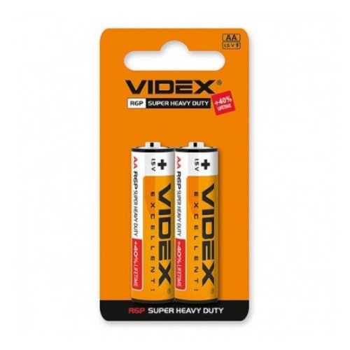 Батарейка солевая AA 2pcs SHRINK (VR6P/2)