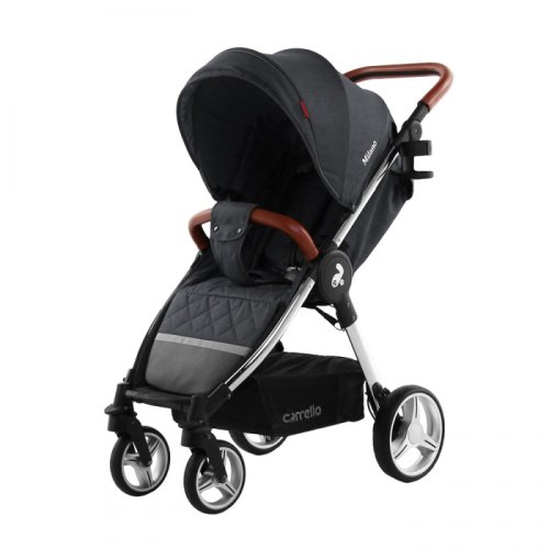 Коляска прогулочная CARRELLO Milano Solid Grey +дождевик (CRL-5501 )
