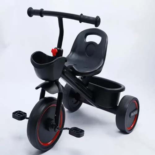 Детский трехколесный велосипед Turbo Trike с корзиной, черный MT 1054-1
