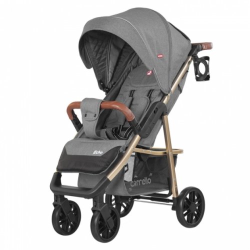 Коляска прогулочная CARRELLO Echo CRL-8508/1 Midnight Gray +дождевик L