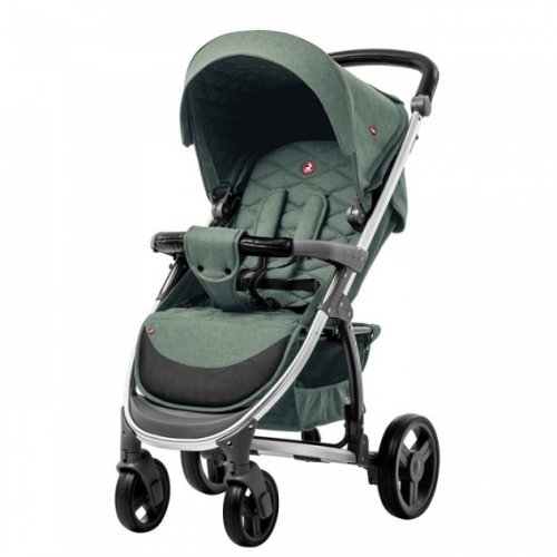 Коляска прогулочная CARRELLO Vista CRL-8505 Olive Green в льне +дождевик L