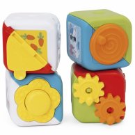 Развивающая игрушка 2 в 1 Chicco Мультисенсорные кубики Монтессори 11857.00