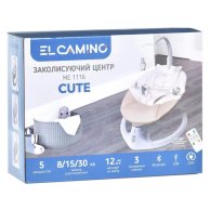 Убаюкивающий центр El Camino Качели-шезлонг Cute, бежевый ME 1116 Beige
