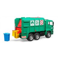 Bruder Машинка игрушечная -мусоровоз МАН зеленый