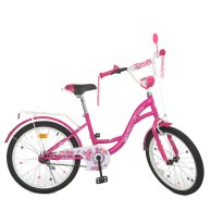 Велосипед детский PROF1 20д. Y2026 Butterfly,SKD45,фуксия,зв,фонарь,подножка