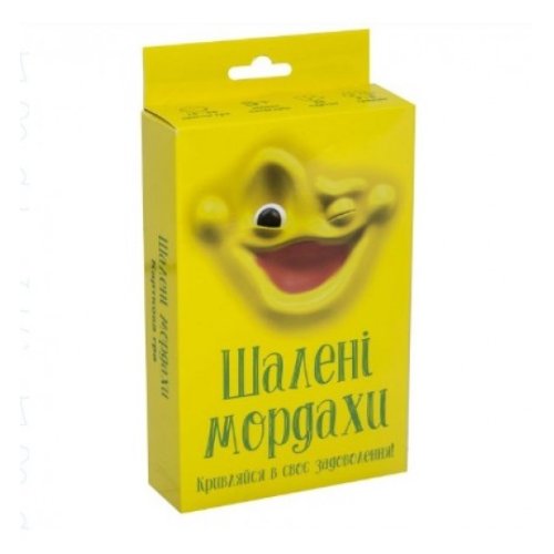 Настольная игра STRATEG "Безумные мордахи" (укр) (30857)