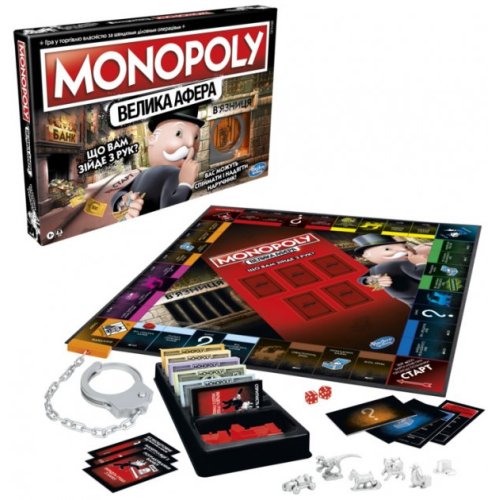 Игра настольная Hasbro "Монополия большая афера" E1871