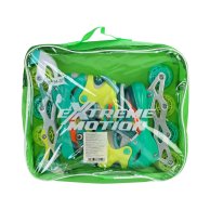 Роликовые коньки Extreme Motion размер M (34-37) колеса PU 1 свет RL2675