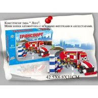 Конструктор ES80092R "Автофургон" +фигурка и акс.,в кор-ке