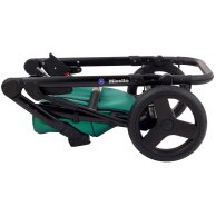 Коляска 2 в 1 Bair Mirello Plus кожа 100% Зелёный перламутр - черный MP-35