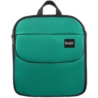 Коляска 2 в 1 Bair Mirello Plus кожа 100% Зелёный перламутр - черный MP-35